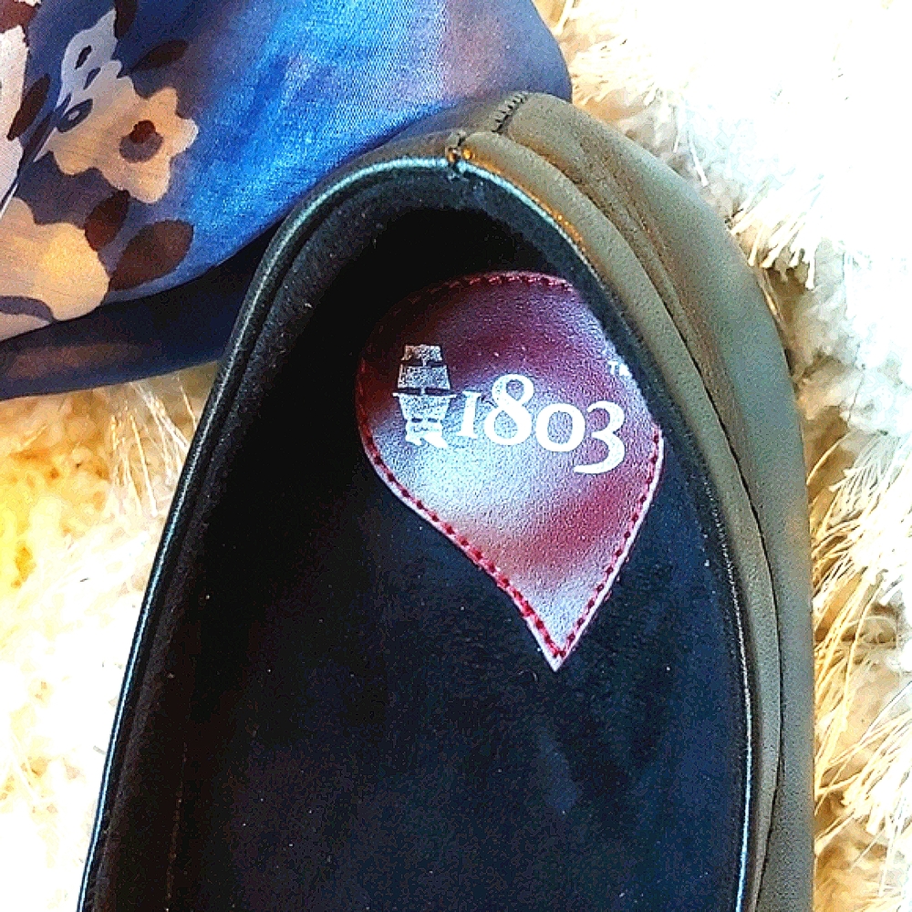 1803 Black Kitglove Leather Walking Shoe - Picture 4 of 6